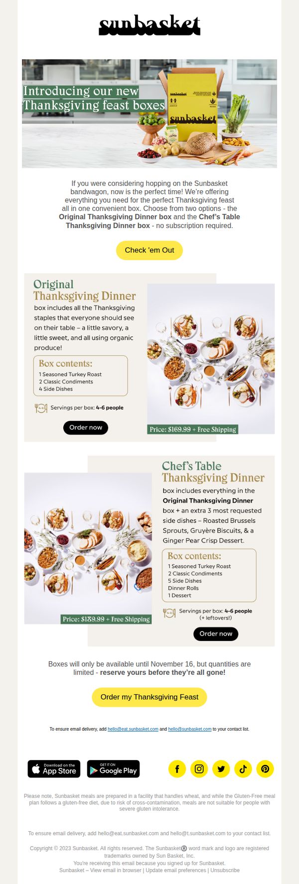7. It’s almost turkey time! 🦃