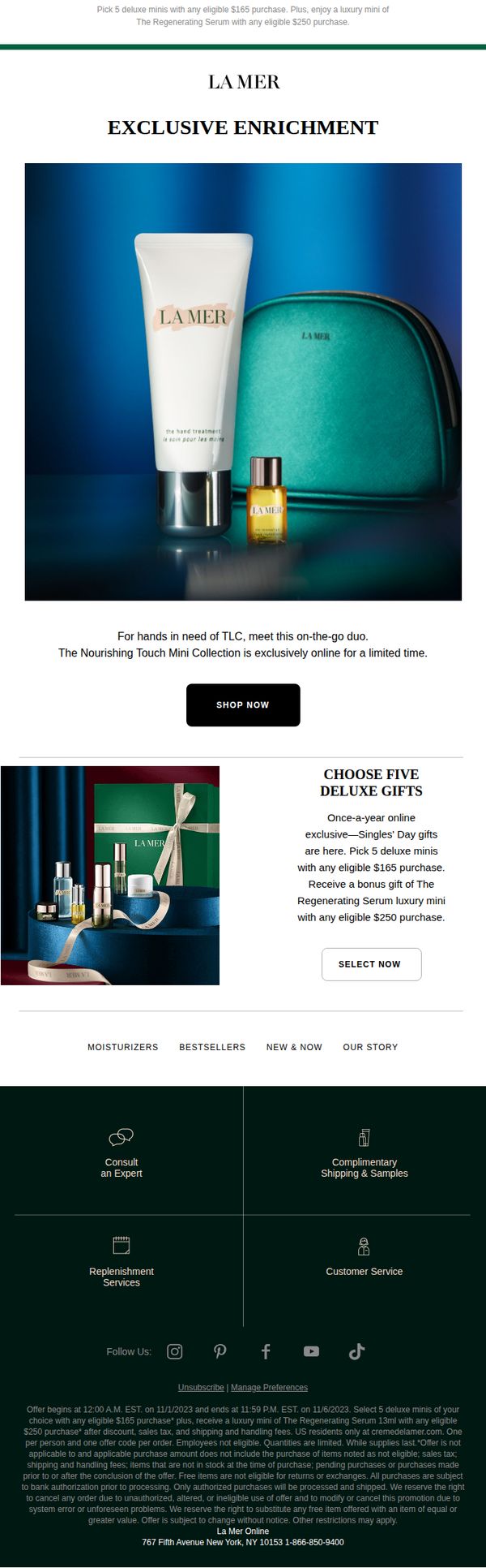 8. La Mer: An online-exclusive set for healthy-looking hands