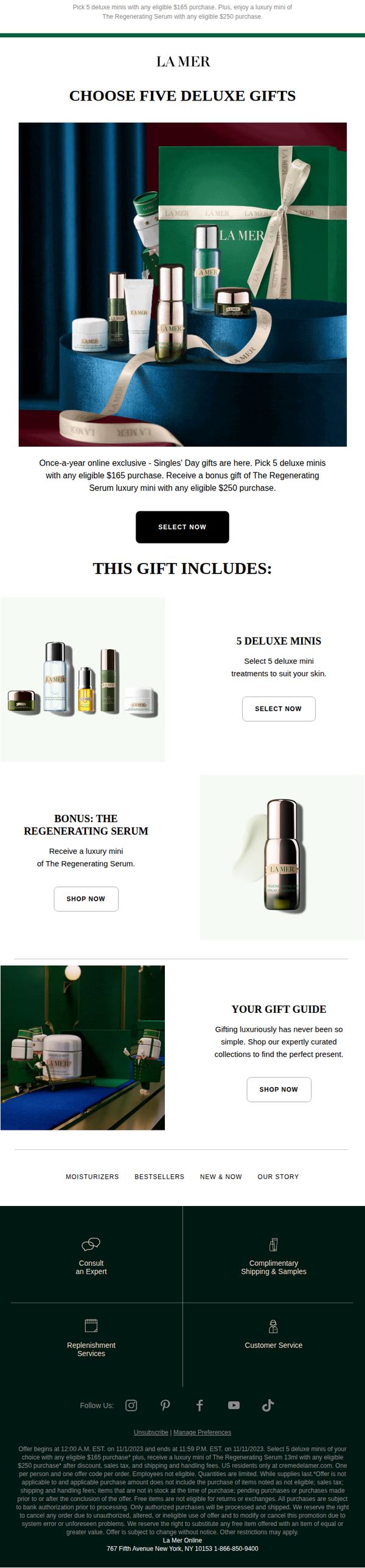 10. La Mer: Singles' Day gifts for you and only you
