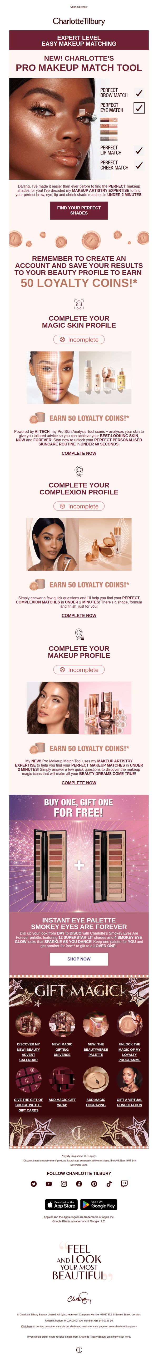 Charlotte Tilbury - UK