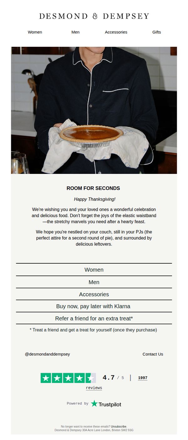 9. Room for Seconds