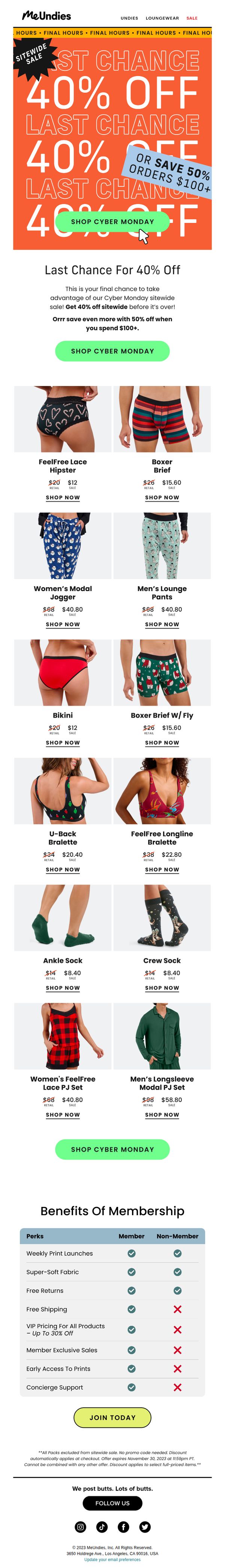 MeUndies