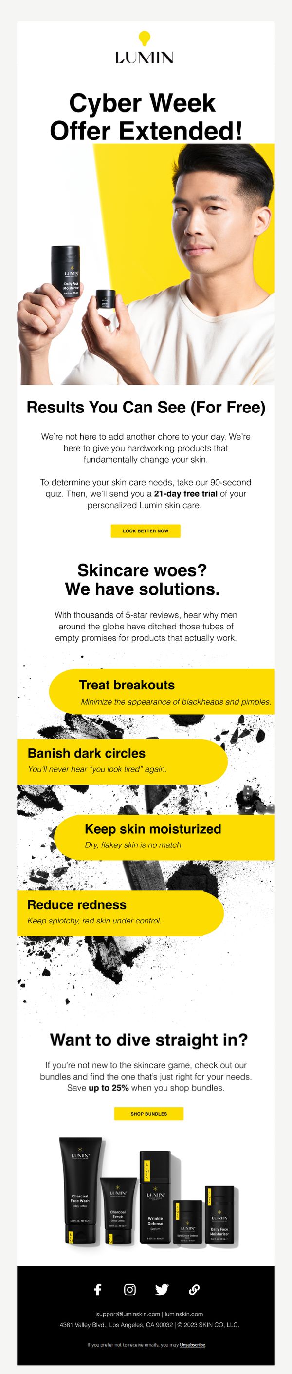 8. Get great skin in 21 days—for free