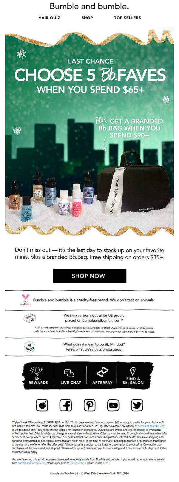 6. Hurry, 5 FREE faves + more ending soon.
