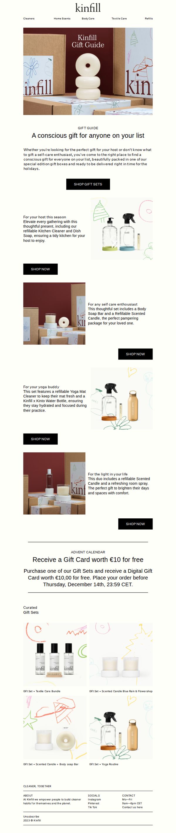 9. Kinfill: Gift guide: A conscious gift for everyone on your list