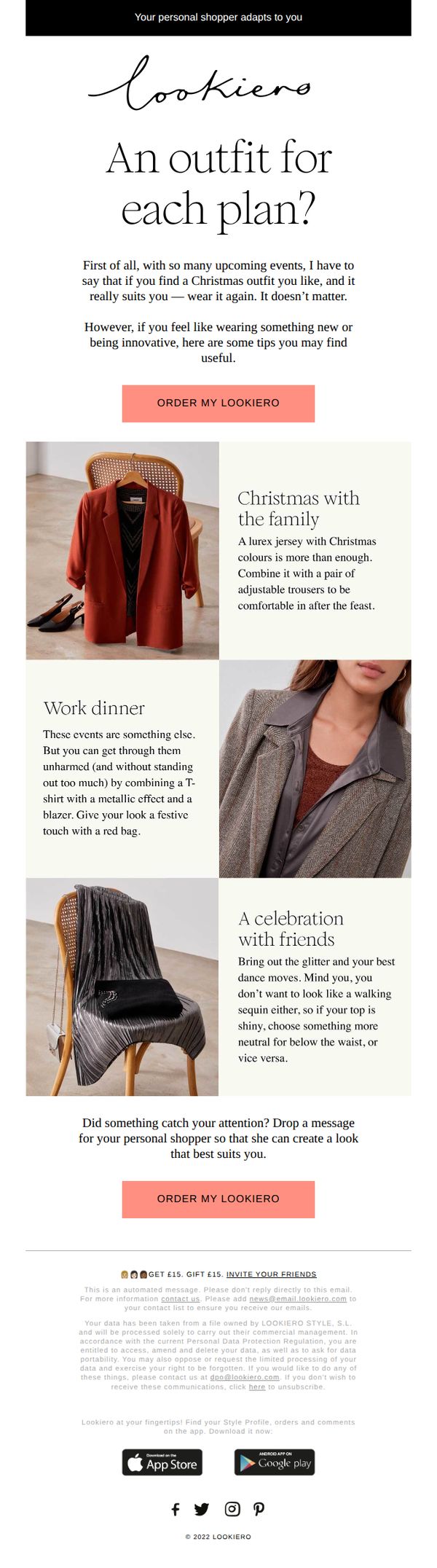 10. Lookiero - UK: Wear Something New or Wear Something Again These Holidays. You Choose