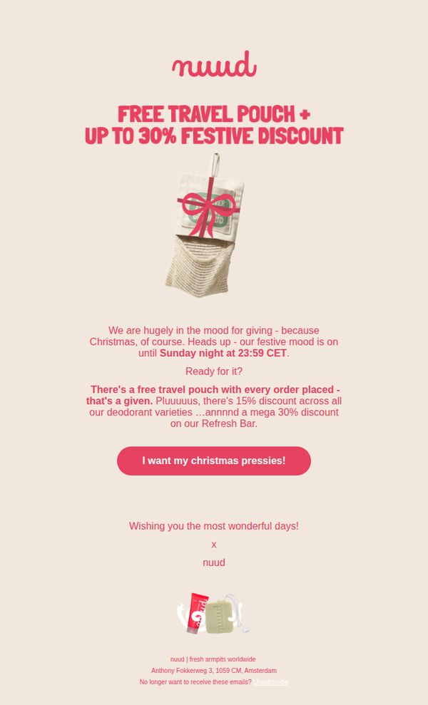 6. Nuud: Time to open your xmas presents!