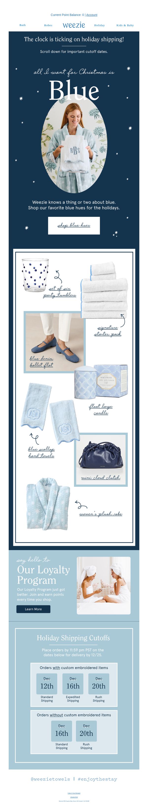 9. A Blue, Blue Christmas