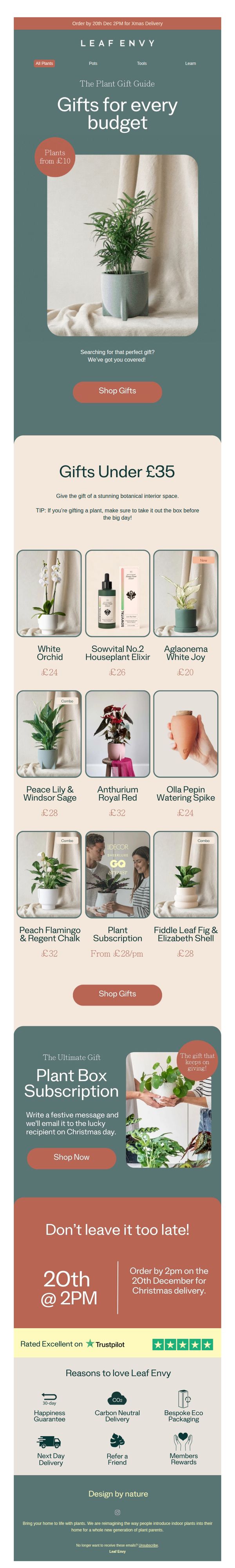 7. Gifts for every budget 💫
