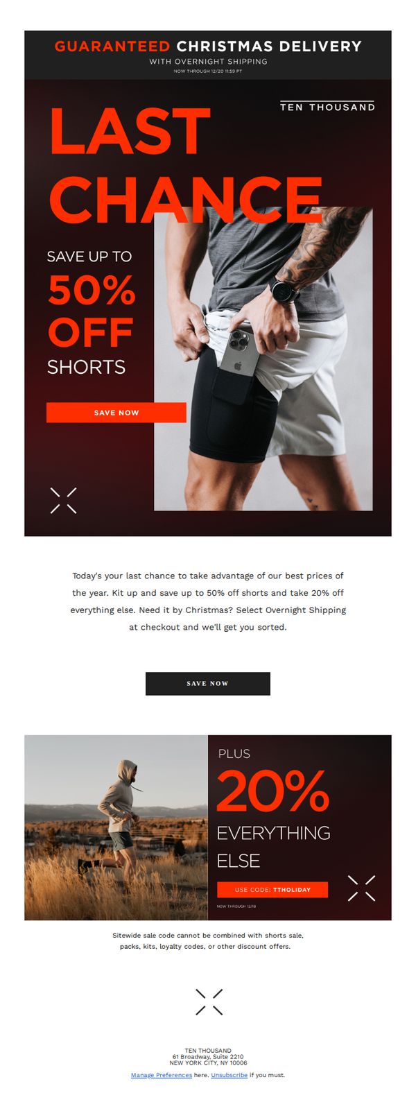 9. Ten Thousand: ENDS TONIGHT: Up To 50% Off Shorts + 20% Off Sitewide