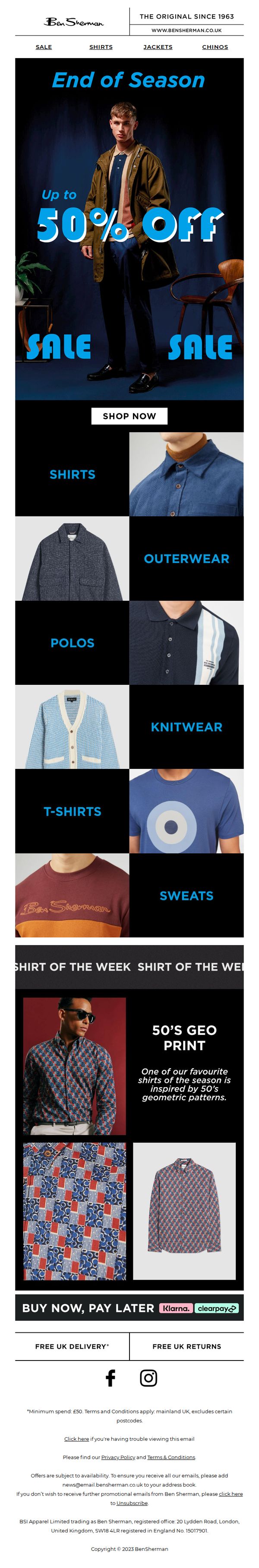 6. Sale Now On - Save Up To 50% off