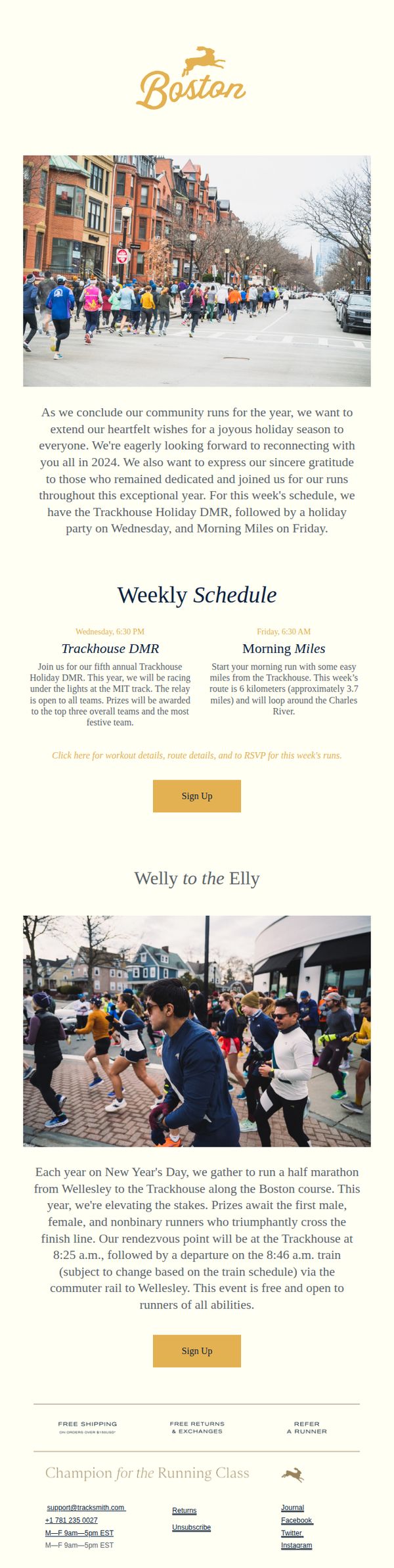 10. Tracksmith: This Week at Tracksmith Boston
