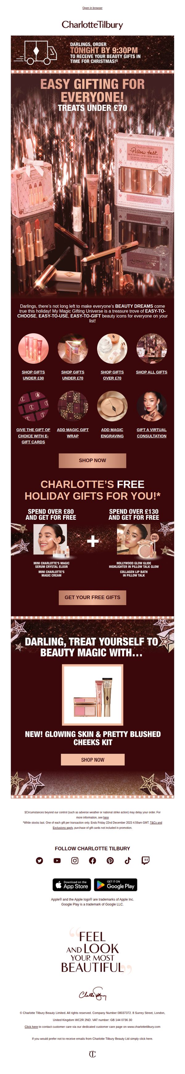 9. Order By 9.30PM Tonight For Gifts In Time For Christmas! 💝