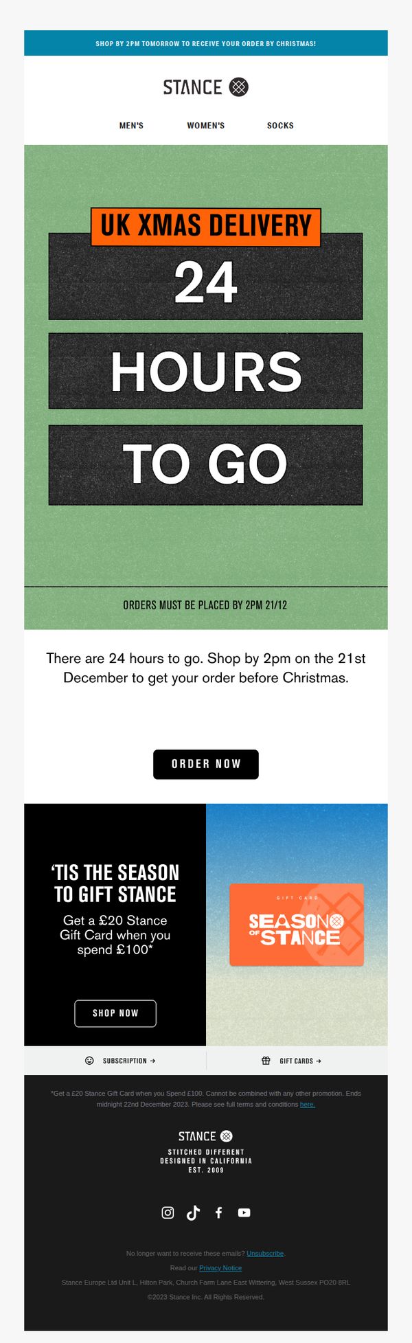 9. 24 Hours Left Before Christmas Shipping Cut Off