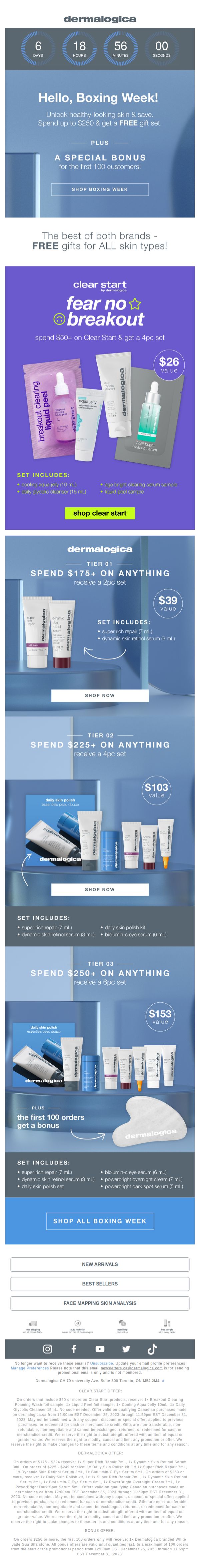 10. Dermalogica: BOXING WEEK has arrived! 🥊