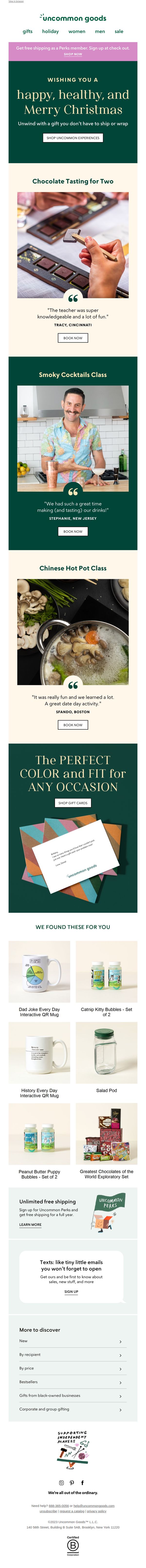 uncommon goods