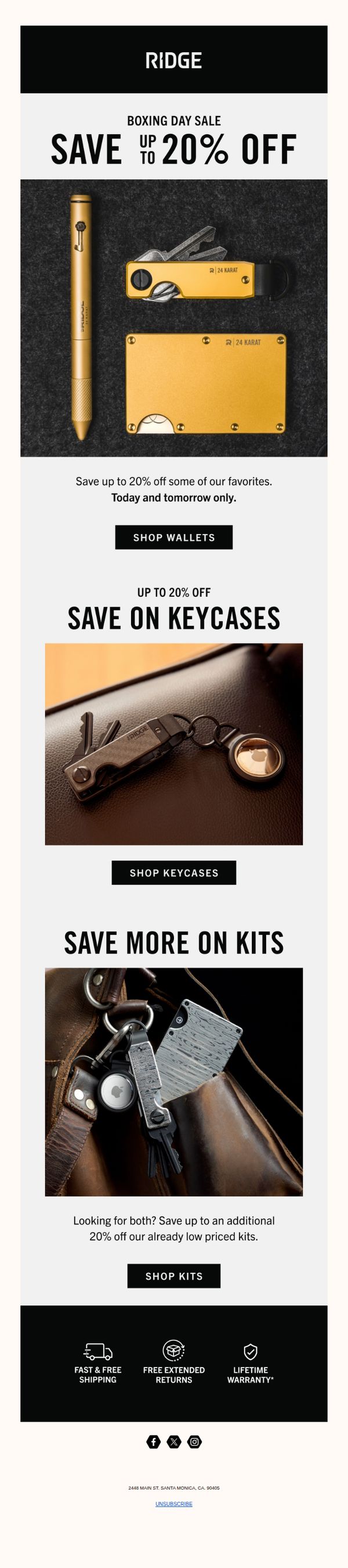 8. The Ridge Wallet: Save up to 20% off