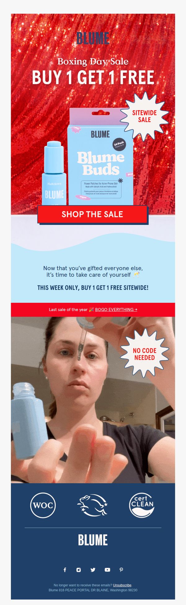 7. Blume: Boxing Day ⚡ BOGO SITEWIDE