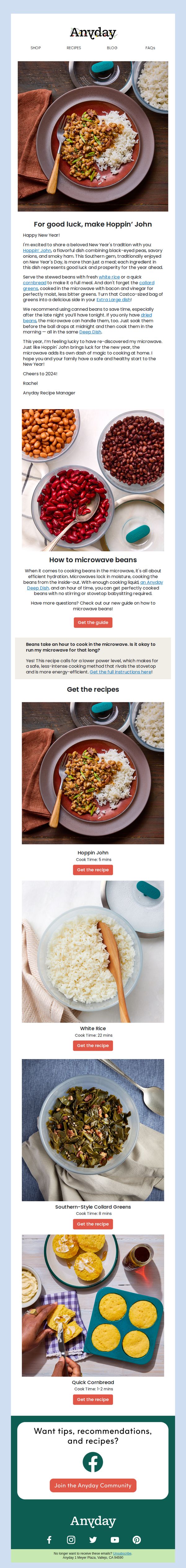 8. For good luck in the new year, make this recipe