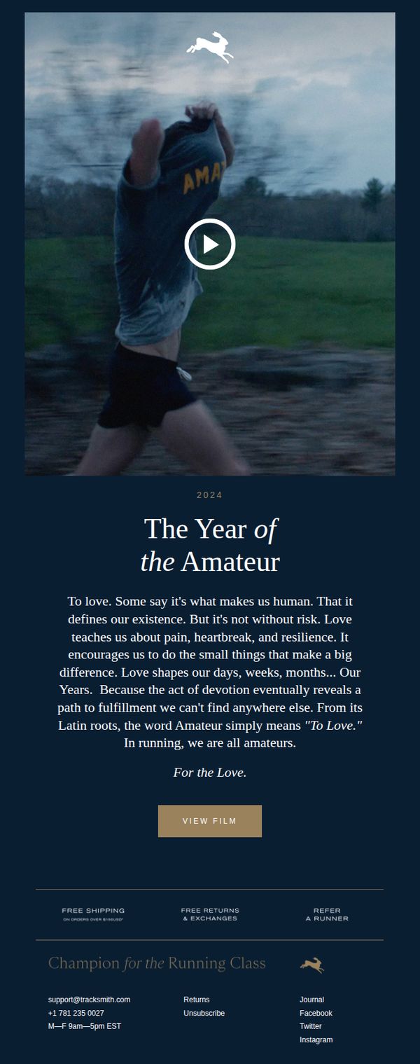 7. The Year of the Amateur