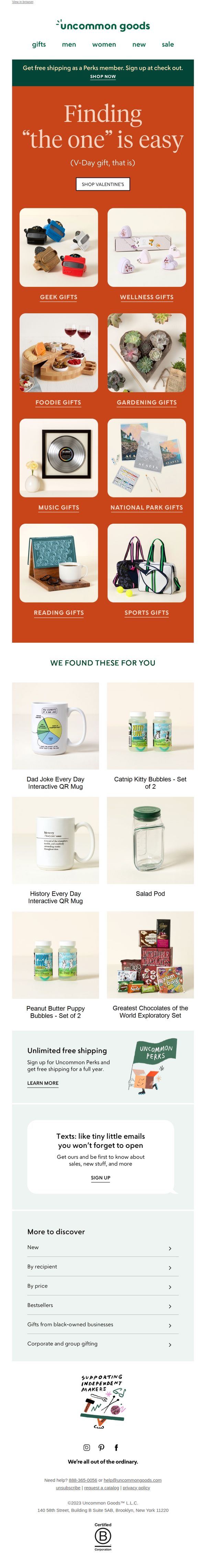 uncommon goods