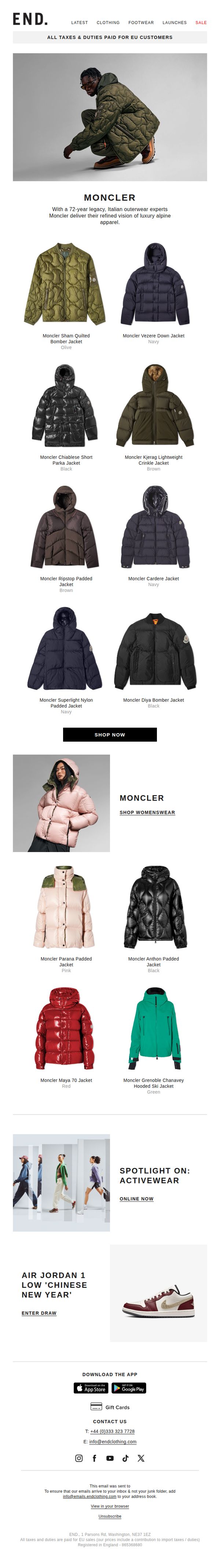 END. Clothing