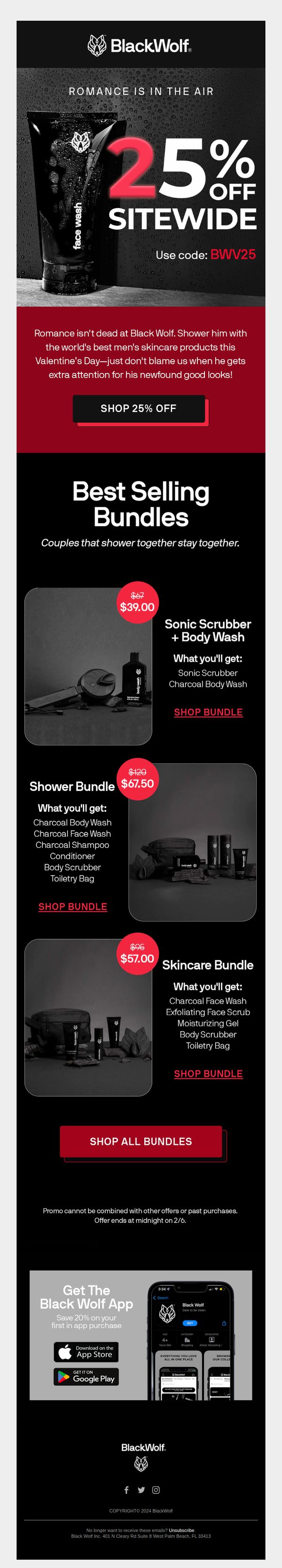 10. Valentine's Day Sale Starts Now! 🚿❤️