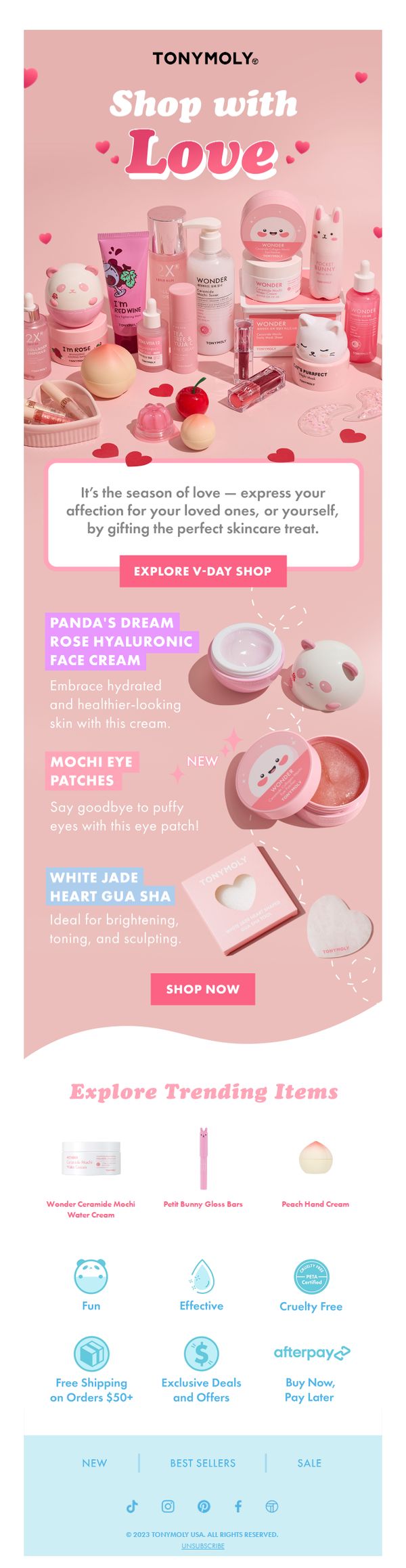 9. Our Valentine's Day shop is now open 💖