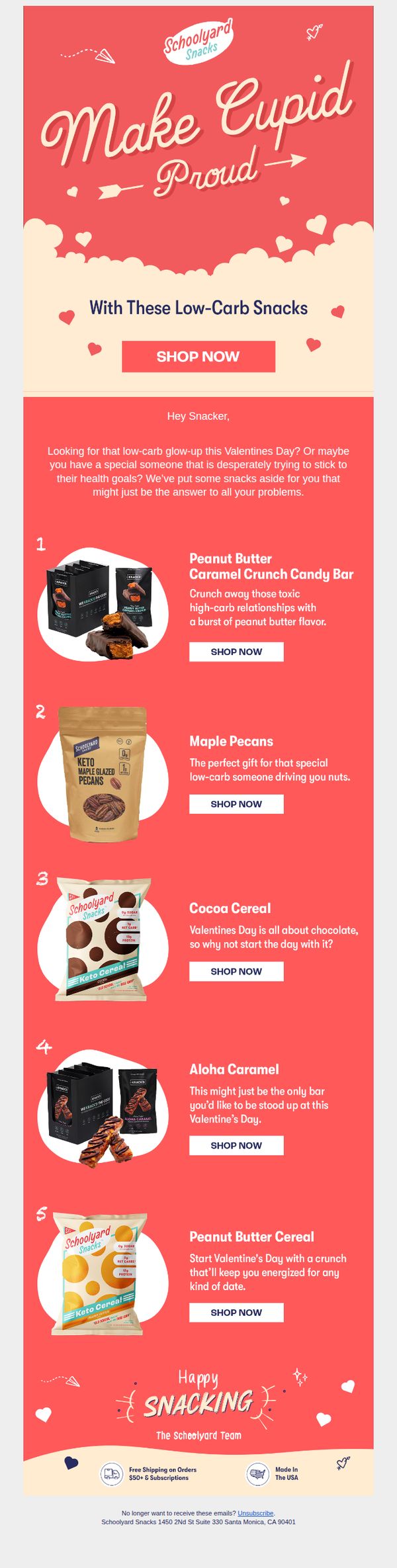 9. 5 Snacks we’re crushing on 💘