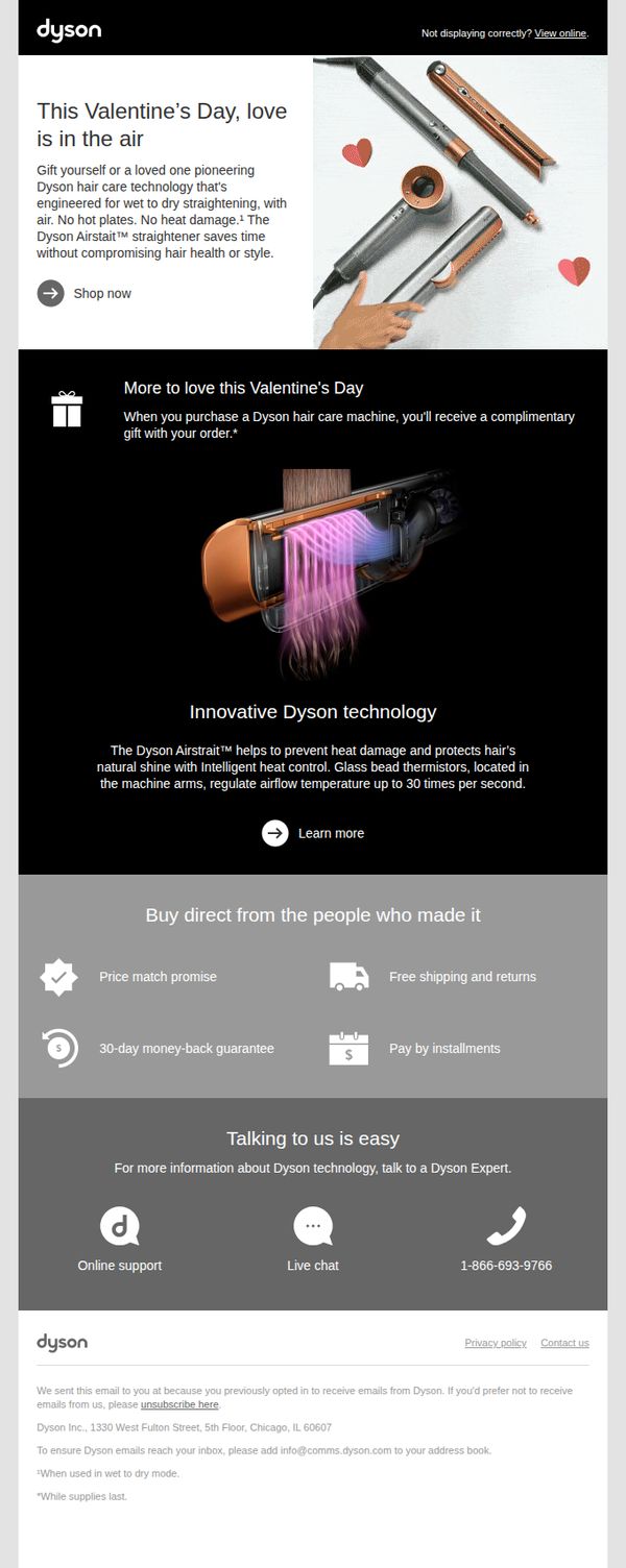 6. Gift a Dyson Airstrait for Valentine's Day