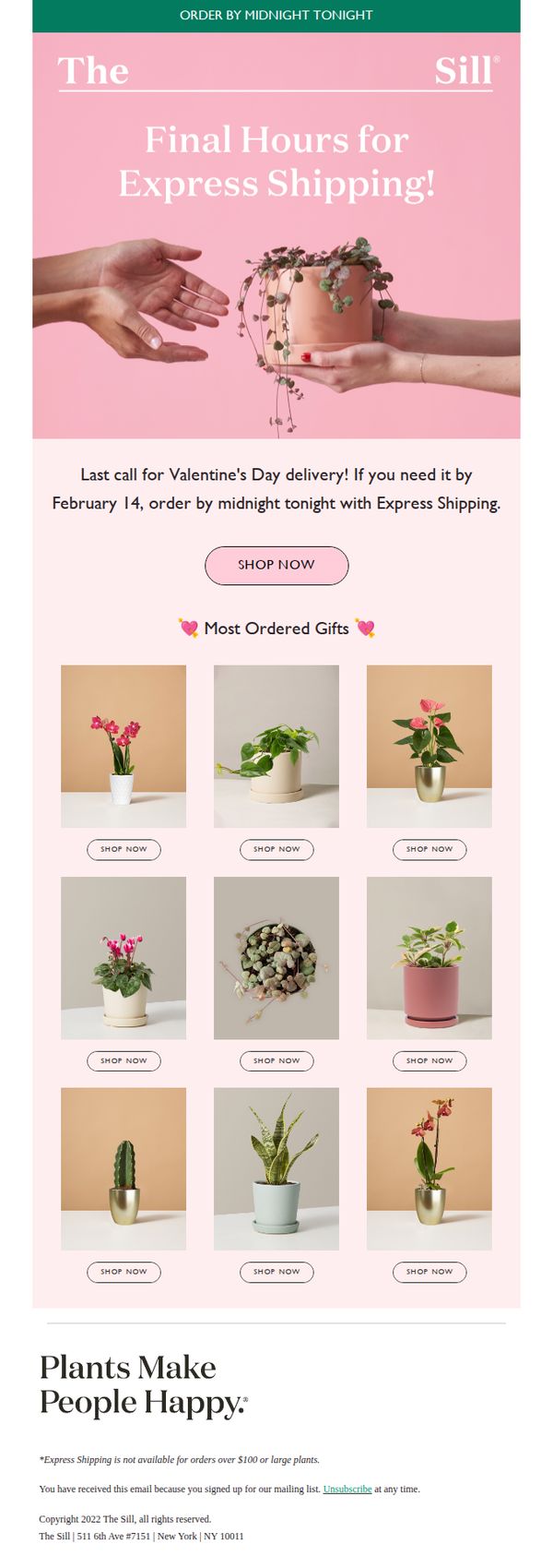 10. 💘 Our Express Shipping Cutoff is TONIGHT!