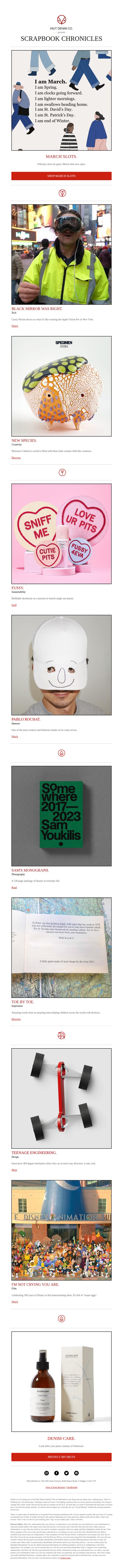 7. Hiut Denim : Scrapbook Chronicles No.385