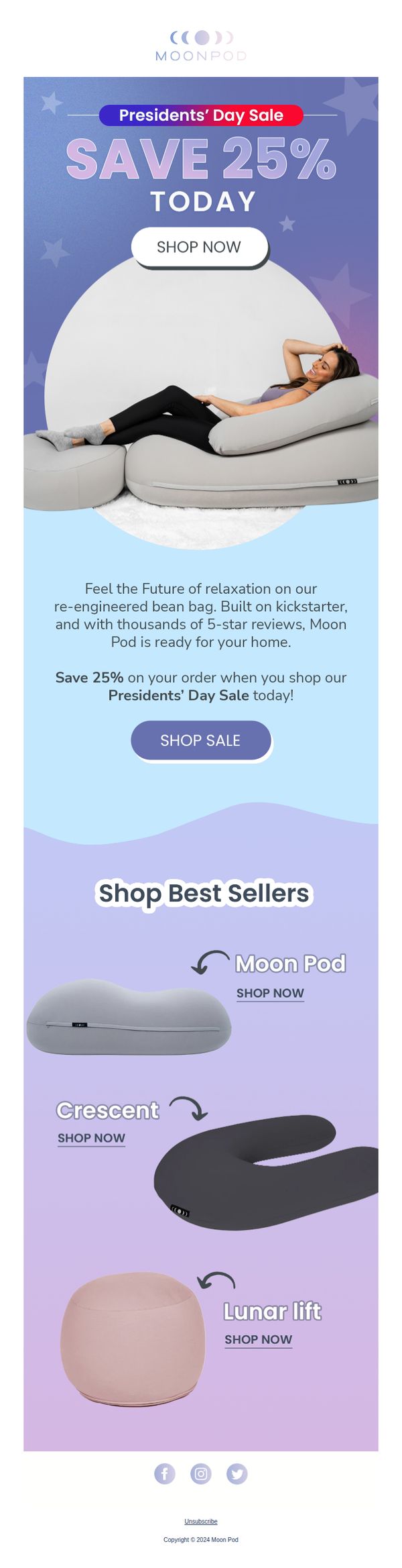 7. Moon Pod: 🚀 Boost your relaxation & save 25%