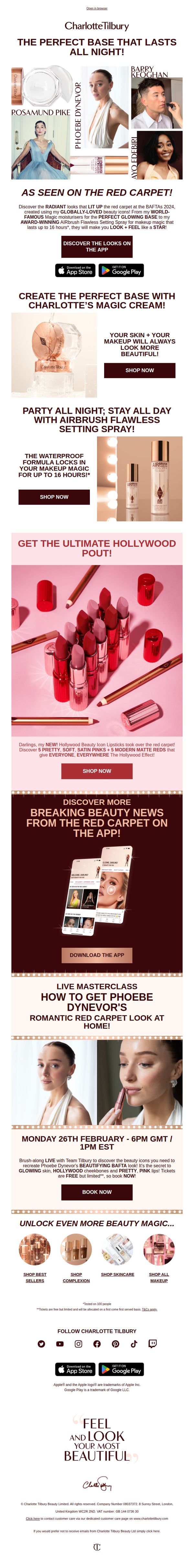 8. Charlotte Tilbury - UK: Barry Keoghan's Glowing Skin Secrets! 🤍