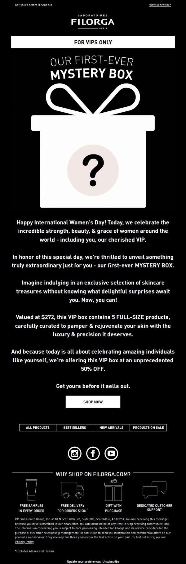 10. Celebrate Women’s Day with a Surprise from FILORGA 🎁✨