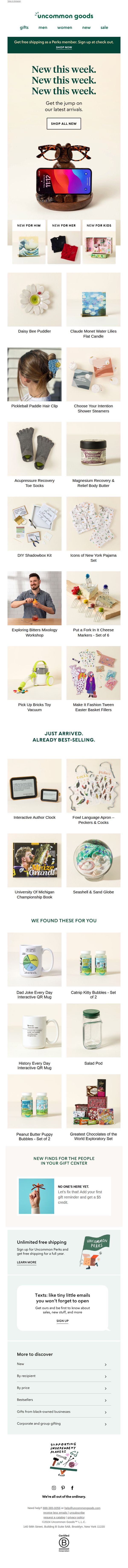 8. New this week. New this week. New this week.