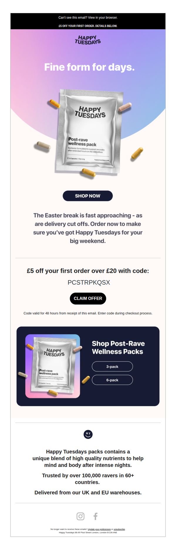 9. Don't shorten your Easter weekend