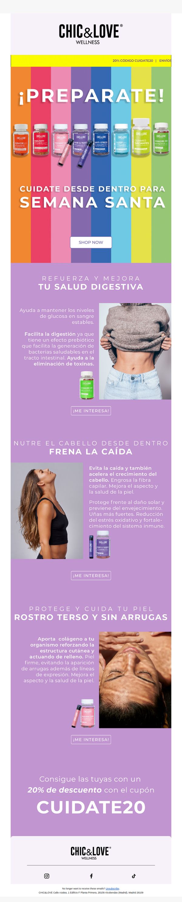 9. CHIC&LOVE: ¡Prepárate para la Semana Santa con nuestros productos! 🌈