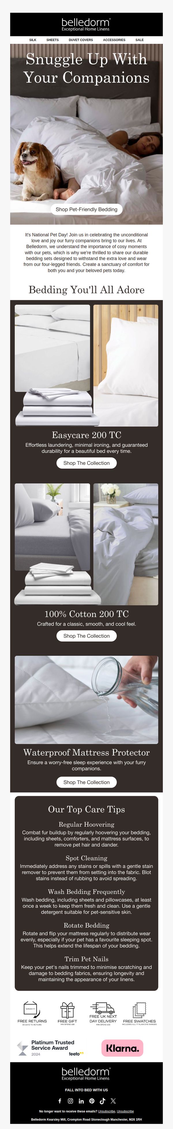 10. Belledorm: Pet Lovers Rejoice: Durable Bedding & Care Tips Inside🐾
