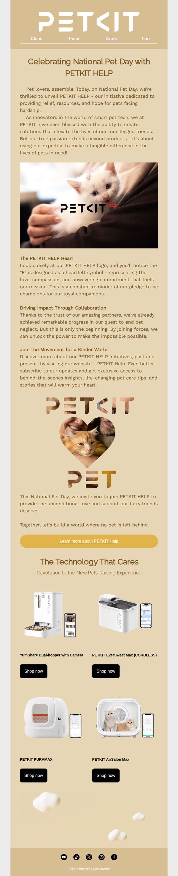 8. PETKIT: A Heartfelt Initiative💓🐾 Introducing PETKIT HELP for Pets in Need