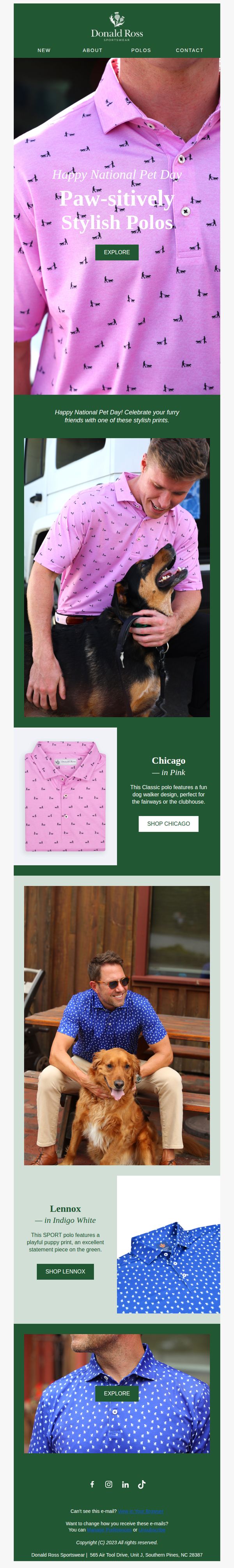 Donald Ross Sportswear 