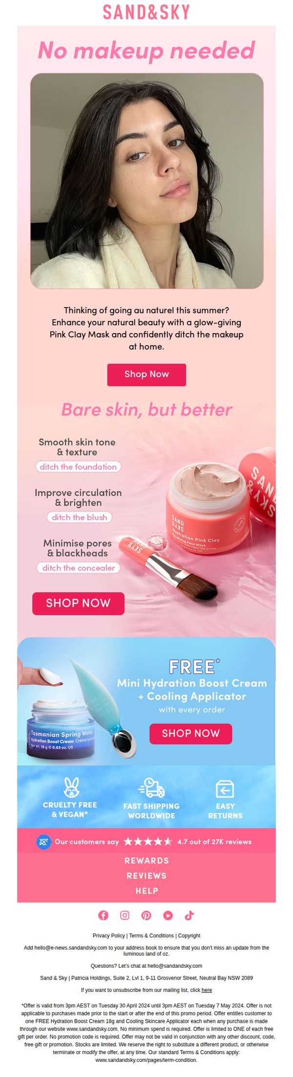 10. Sand & Sky: Your makeup replacement this summer