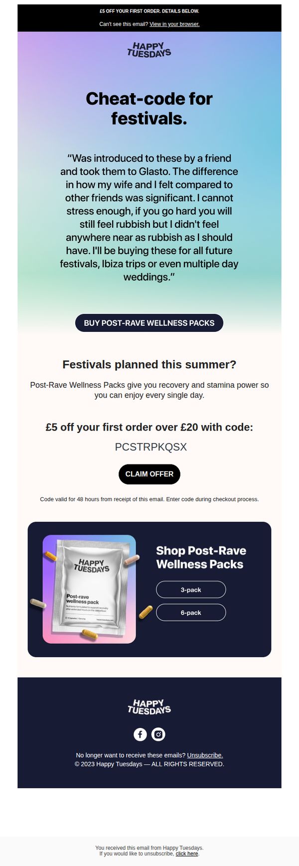6. Maximise your festival ⛺
