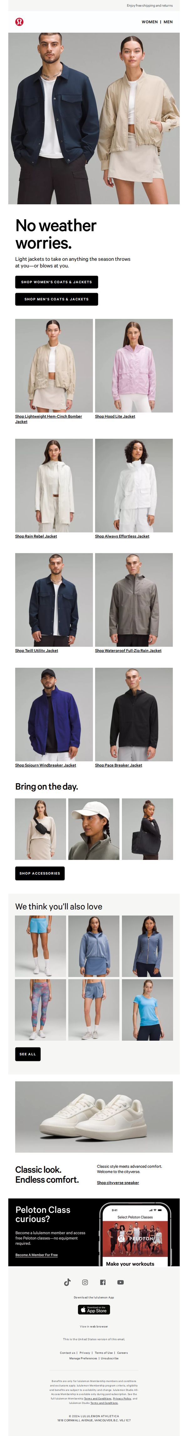 8. These jackets always show up.