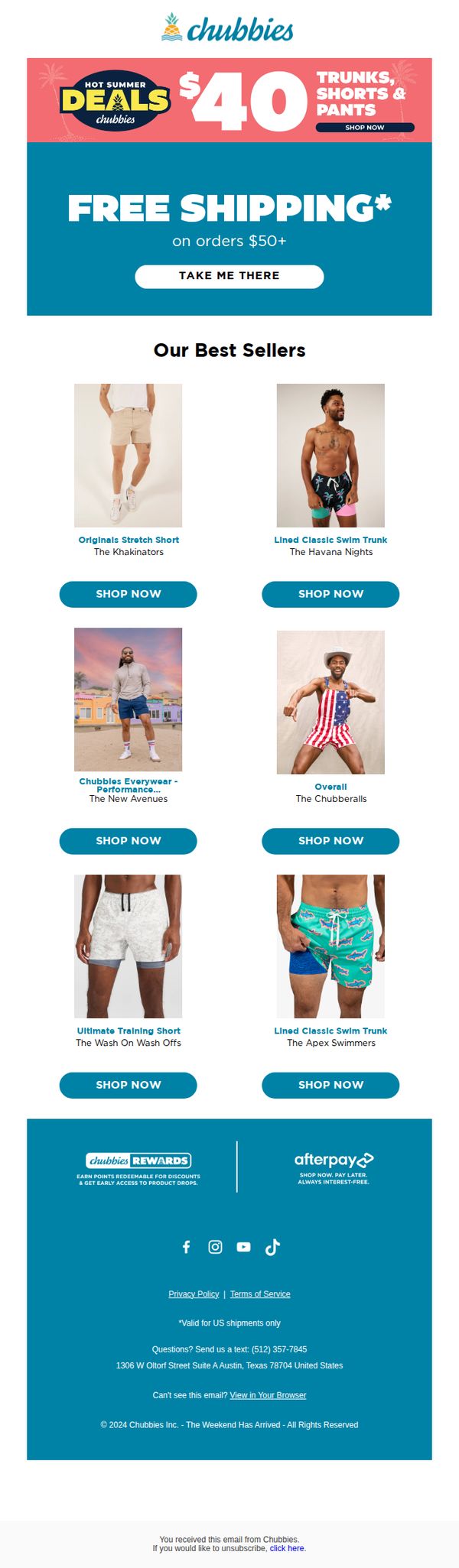 7. Chubbies: WE THINK YOU'LL LIKE THESE