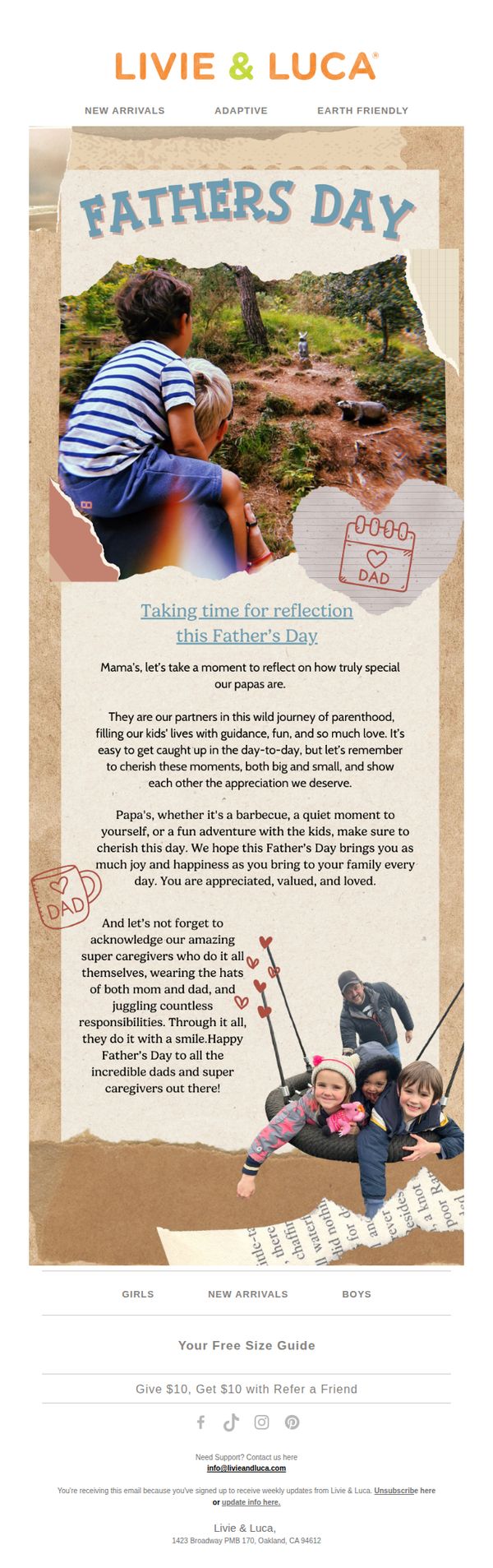 6. Livie & Luca: ❤️Reflection this Fathers Day