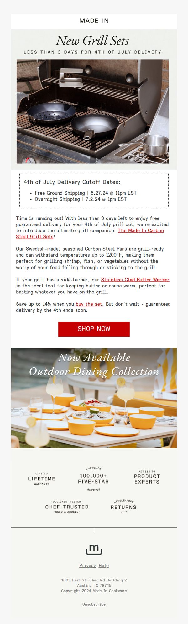 9. Introducing Our New Grilling Sets