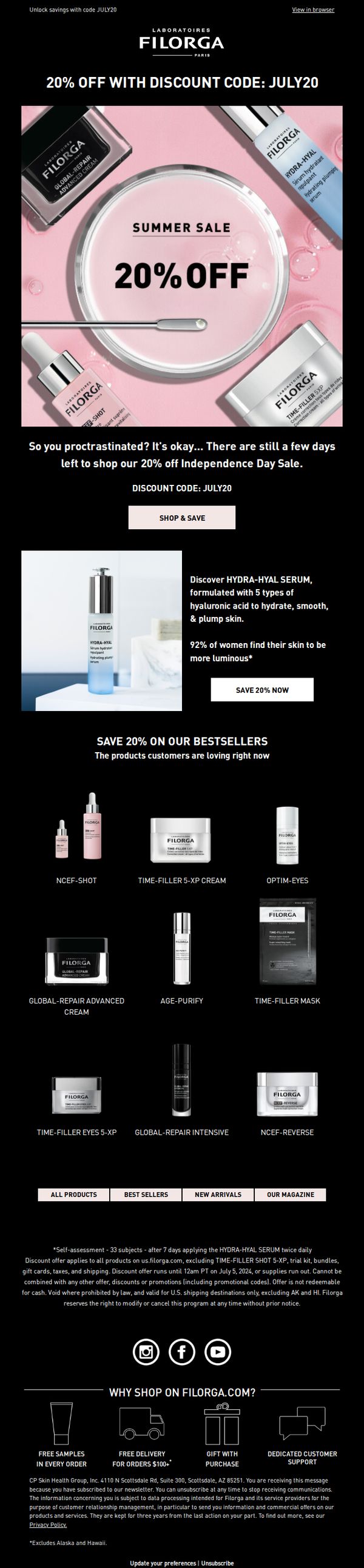 6. Don't Miss Our 20% Off Sale