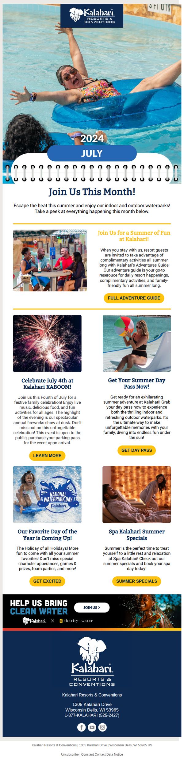 7. Beat the Heat at Kalahari! 🥵