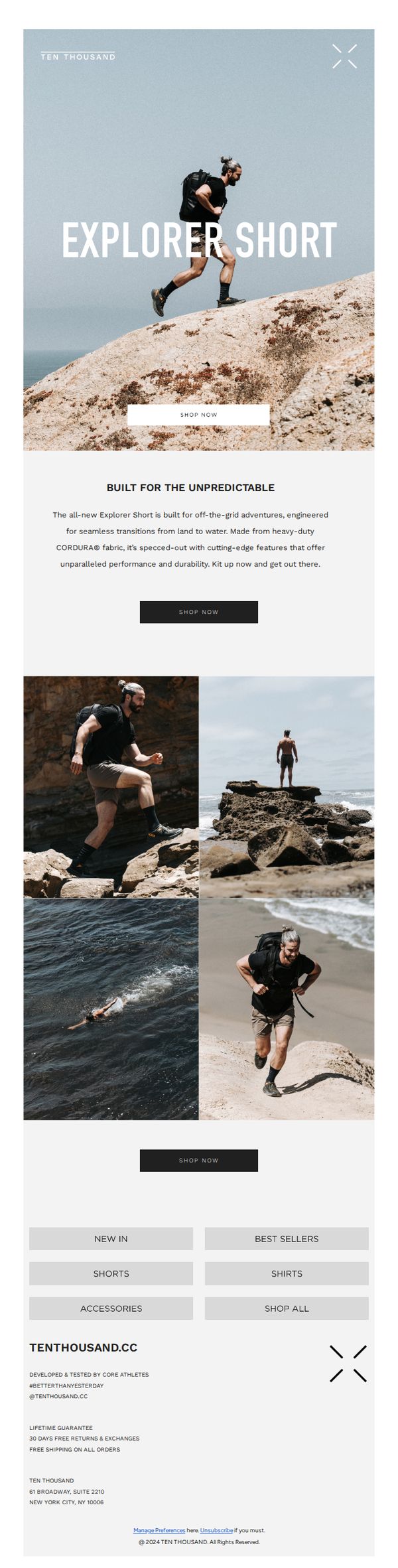 7. Ten Thousand: Explorer Short: Selling Out Fast!
